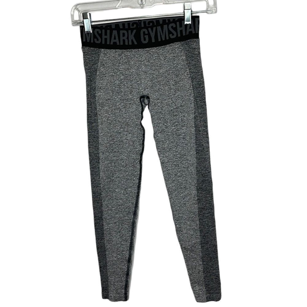 Gymshark Flex Leggings Grey/Black. Size Small.